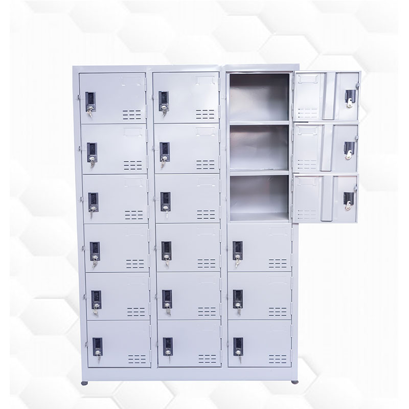 Hân Phát cung cấp đa dạng kích thước tủ locker 18 cánh