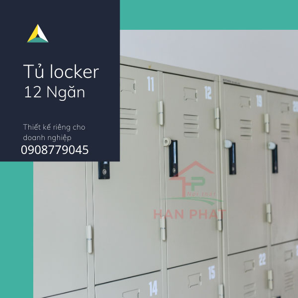 [Cập nhật] Hân Phát – Tủ locker 12 ngăn tiện lợi cho văn phòng